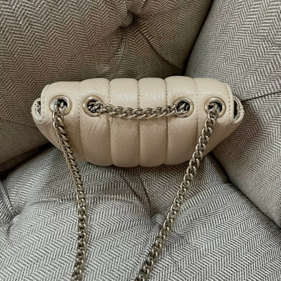 π₯³HPπ₯³Kate Spade Gold Coast Chain Beige Crossbody - Picture 5 of 12